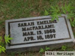 Sarah Emeline Macfarlane