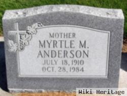 Myrtle M Bosworth Anderson