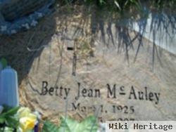 Mrs Betty Jean "betty" Searl Mcauley