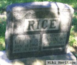 Elizabeth Overton "betty" Rice