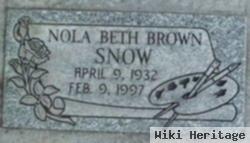 Nola Beth Brown Snow