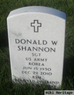 Donald W. Shannon