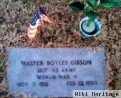 Sgt Walter Boyles Gibson