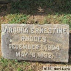 Virginia Ernestine Rhodes