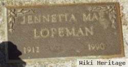 Jennetta Mae Bierman Lopeman