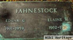 Edgar G Fahnestock