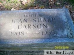 Jean Sharp Carson