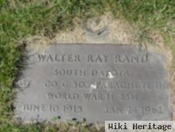 Walter Ray Rand