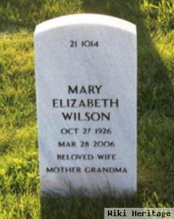 Mary Elizabeth Wilson