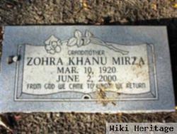 Zohra Khanu Mirza