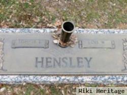 Lonnie Lee Hensley