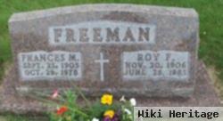 Frances M Peters Freeman