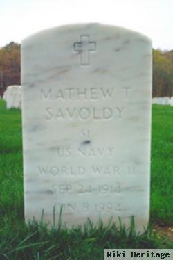 Mathew Thomas Savoldy