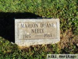 Marion Duane Neely