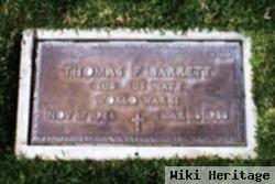 Thomas F Barrett