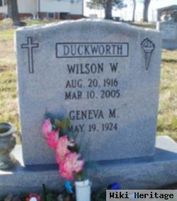 Wilson Woodrow Duckworth