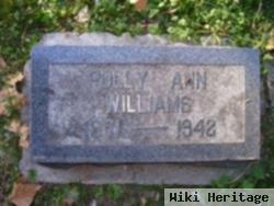 Polly Ann "mary" Burd Williams