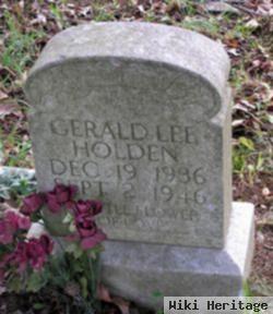 Gerald Lee Holden