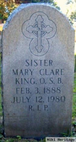 Sr Mary Clare King