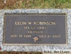 Spec Leon W. Robinson