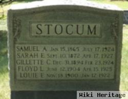 Floyd L Stocum