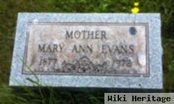 Mary Ann Peach Evans