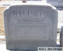 John D Baldwin