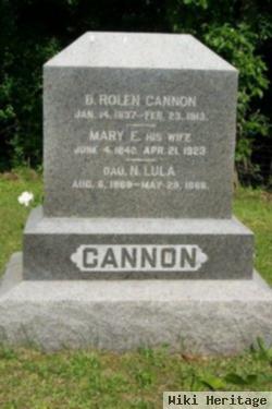 Mary Ellen Brumback Cannon