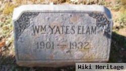 William Yates Elam