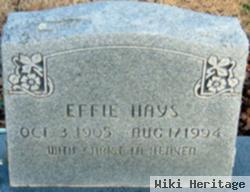 Effie Smith Hays