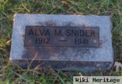 Alva M Snider