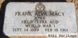 Frank Alva Macy