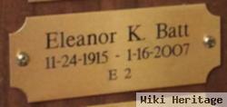 Eleanor K Batt