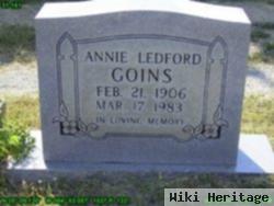 Anna "annie" Cecil Ledford Goins