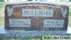 Frances Emily Benson Mccumsey