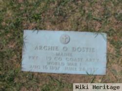 Pvt Archie O. Dostie