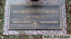 Elizabeth "bette Boop" Pounds Brown