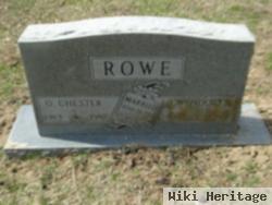 O Chester Rowe