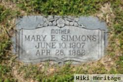 Mary E Simmons