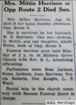 Mittie Jackson Harrison