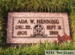 Ada W. Henning