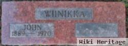 John G Wiinikka