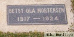 Elizabeth Ola "betsy" Mortensen