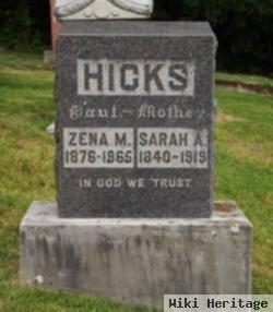 Sarah A. Hicks