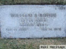 William B Rhode