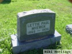 Lettie Paul Mcewen