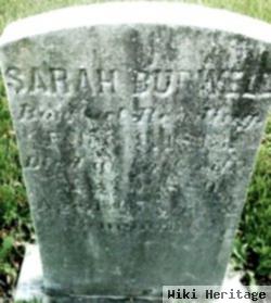 Sarah Seitzinger "sadie" Burwell