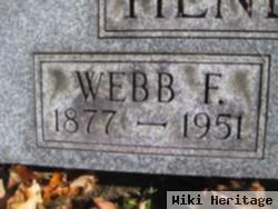 Webb F Hendricks