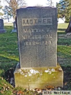 Mattie F. Nickerson