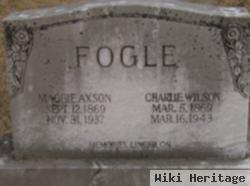 Margaret Elizabeth "maggie" Axson Fogle